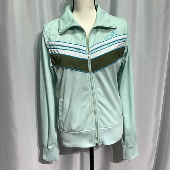 O’Neill 100 Yard Dash Jacket In Mint, Olive and Blue - size Large - Picture 2 of 10